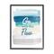 Stupell Industries Go with the Flow Nautical Beach Tone Wall Art in Black Frame